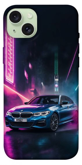 Чохол з картинкою Неонове BMW для Apple iPhone 15 Plus (6.7")