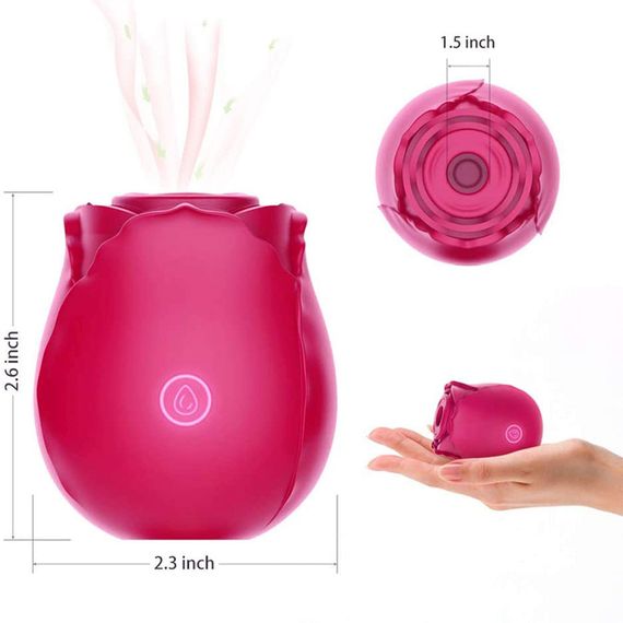 Вакуумний стимулятор - Rose Massager | Зображення 3