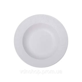 Тарілка супова порцелянова 23 см біла HP-7-724
