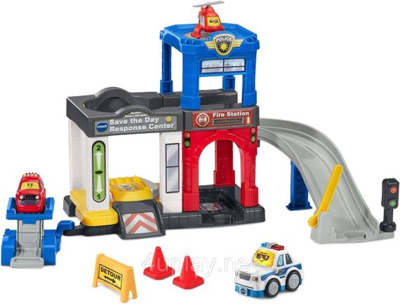 Игровой набор VTech Go! Go! Smart Wheels Служба спасения Центр реагирования Save The Day Response Center | Зображення 2