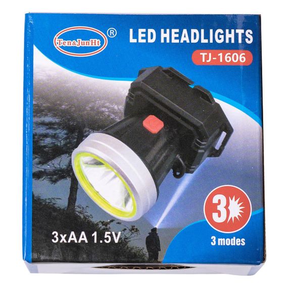Налобный фонарь аккумуляторный 8х8х5.5 см 5 В 3 режима работы LED HP-JG-4 | Зображення 9