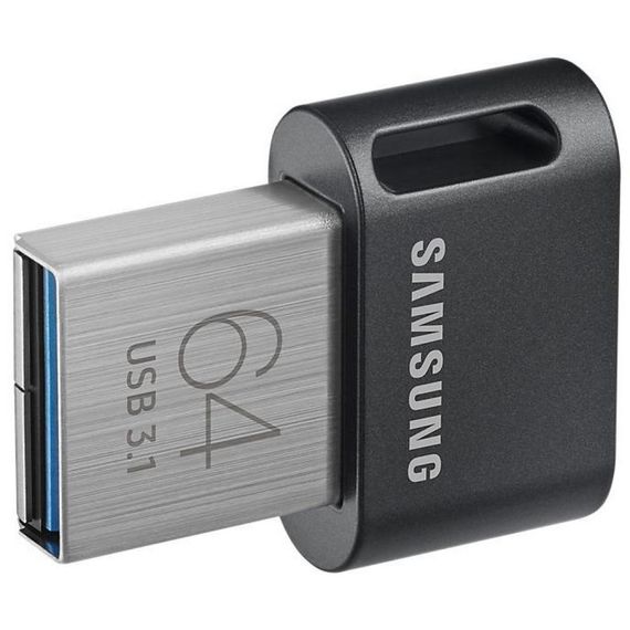 Flash Drive Samsung Fit Plus 64GB (MUF-64AB/APC) Black | Зображення 3