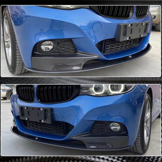 Накладка на передній бампер Lip MP-Style (для F34 M-Sport, Карбон) для BMW 3 серія F-30/31/34 2012-2019 рр | Зображення 3