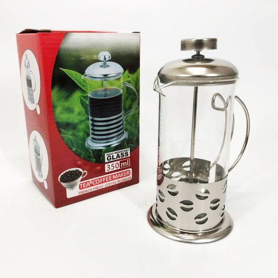 Заварник френч-прес Unique UN-1151 0.35 л, Колба Френч для чаю, Френч-прес для міцної кави