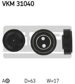 Ролик натягувача ременя (Вир-во SKF) SKF VKM31040 на AUDI A8 седан (4D2, 4D8)