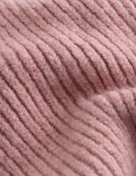 Дитяча демісезонна шапка-біні для дівчинки NEXT 52 см Пудрова (26090808B) | Зображення 1