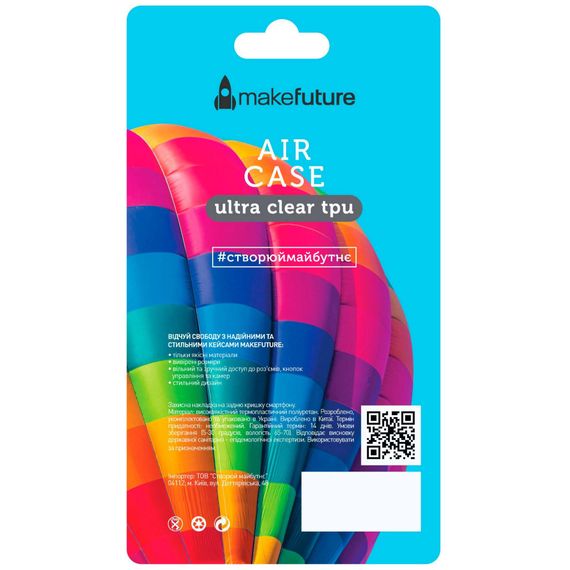 Чохол до мобільного телефона MakeFuture Air Case (Clear TPU) Samsung A8 Plus 2018 Black (MCA-SA818PBK) | Зображення 2