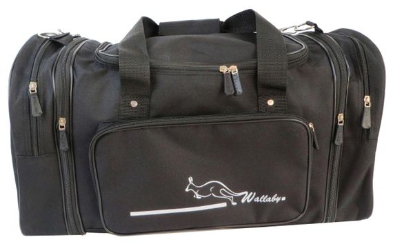 Дорожня сумка з розширенням Wallaby 40 л чорна | Зображення 3