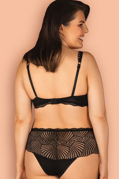 Комплект Obsessive Klarita set Черный 2XL/3XL | Зображення 5