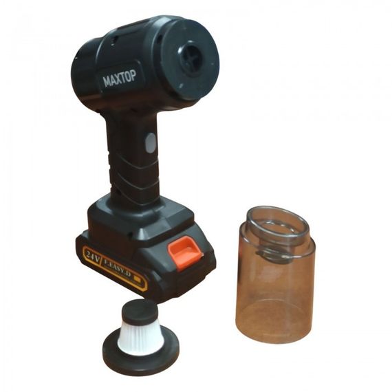 Акумуляторний автомобільний пилосос Maxtop MP-251 - бездротовий, 150 Вт, 6 насадок, об’ємний пилозбірник 180 мл (47561-MP-251_400) | Зображення 3