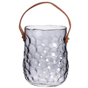 Ваза сумочка з ручкою 13×9.5×18 см декоративна Сірий HP-19-153-5