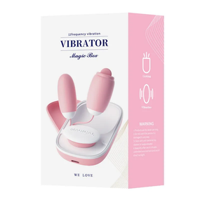 Набір вібраторів "Magic box", 10 режимів вібрації, колір рожевий Sex Aura