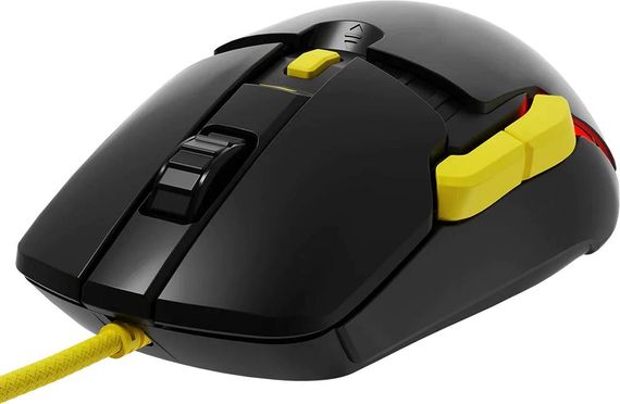 Мишка  Modecom Jager Volcano, ігрова, 12400dpi., 7кн.,RGB, Hot-Swap, custom., чорна | Зображення 2