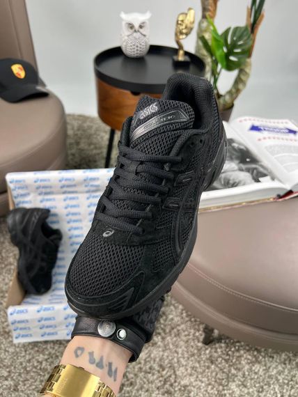 Чоловічі кросівки  ASICS Gel-1130 All Black весна / літо / осінь A3774 46 | Зображення 5
