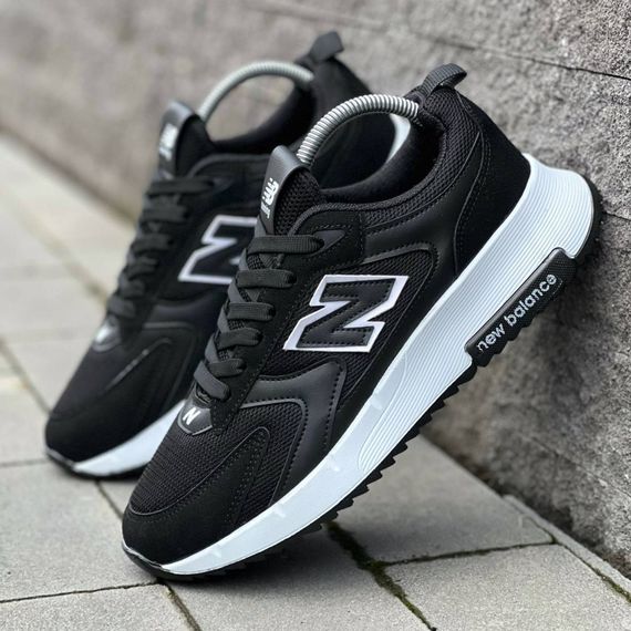 Кросівки New Balance весна-літо колір чорний, білий | Зображення 4