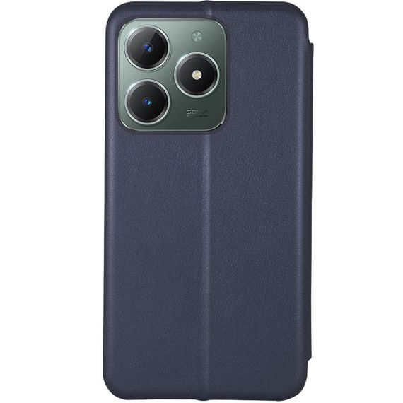 Кожаный чехол-книжка Classy для Realme C63 4G Темно-синий | Зображення 2