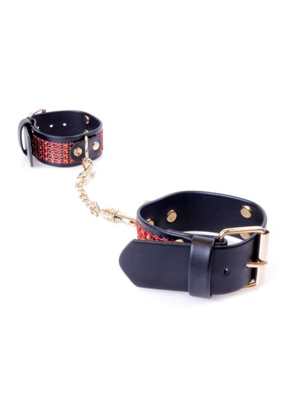 Наручники Fetish Boss з червоними кристалами 3 см | Зображення 2