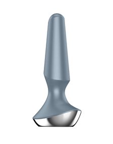 Анальна смарт-вібропробка Satisfyer Plug-ilicious 2, Сірий