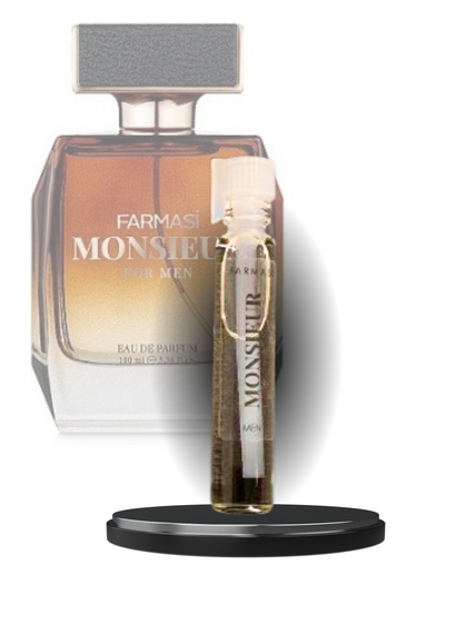 Тестер пробник чоловічої парфумованої води Farmasi Monsieur 1.4 мл | Зображення 4