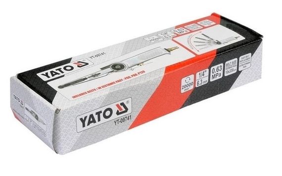 Пневматическая шлифмашина лента10х330мм YATO YT-09741 | Зображення 5