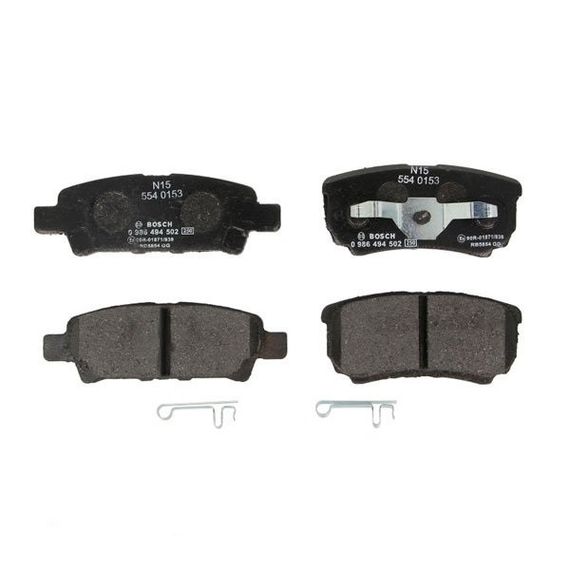 Гальмівні колодки Bosch дискові задні MITSUBISHI/JEEP Lancer X/Compasss (1949686494502)