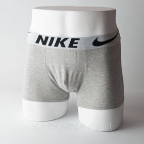 Мужские трусы Nike, мужские боксеры Найк, хлопковые трусы Найк Премиум качества XXL, Серый
