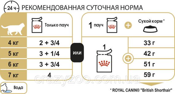 Влажный корм для котов Royal Canin British Shorthair породы британская короткошерстная 85 г | Зображення 2