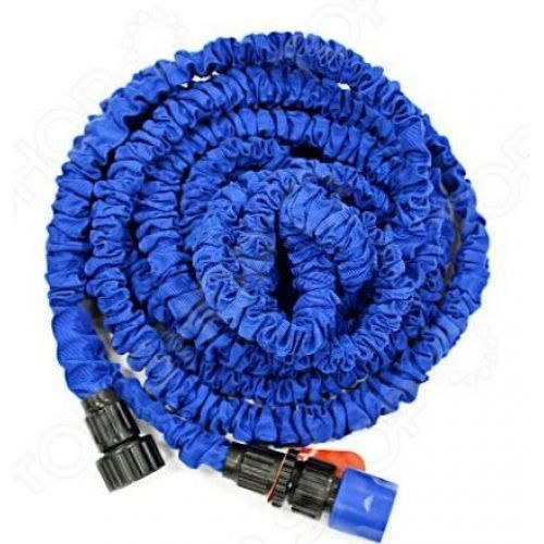 Шланг для полива X HOSE 30 м с распылителем, садовый шланг, поливочный шланг для сада СИНИЙ | Зображення 3