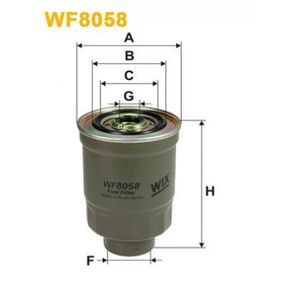 Фильтр топливный Wixfiltron WF8058