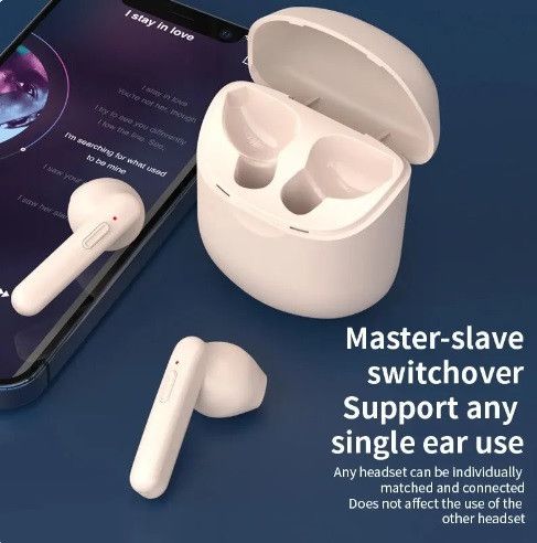 Беспроводные наушники TWS J220 Bluetooth 5.3 Белые | Зображення 2