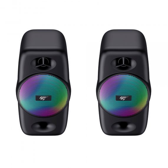Стерео колонки ігрові HAVIT HV-SK213 USB RGB Black | Зображення 1