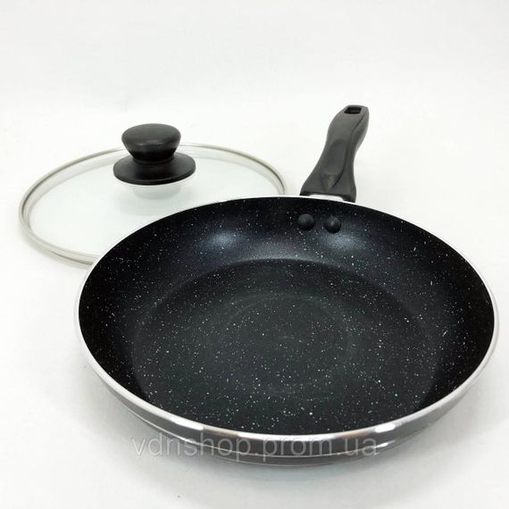 Зручна сковорода для індукційної плити UNIQUE UN-5162 20 см, Сковорода антипригарна індукційна PS-15