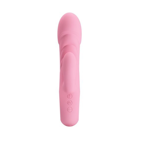 Вібратор-кролик Pretty Love Ansel рожевий, 15.8 х 3.4 см sexstyle | Зображення 2