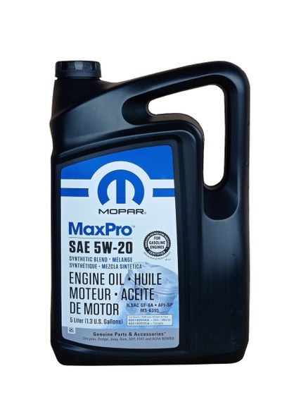 Моторна олива Mopar MaxPro 5W-20 5л.