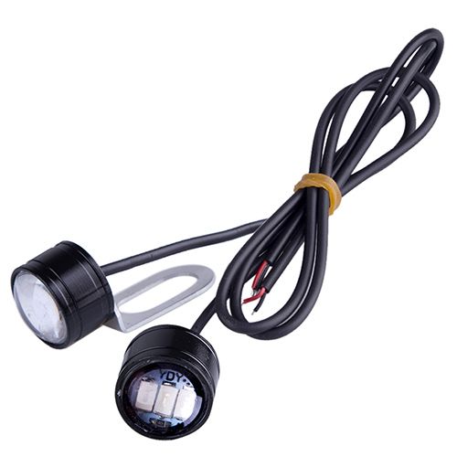 Болти для кріплення номеру 5630-3SMD 12V чорні 2 шт STROBE Blue