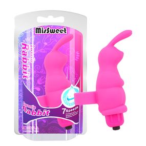 Насадка на палець - MisSweet Sweetie Rabbit Finger Vibrator Pink Sex Aura