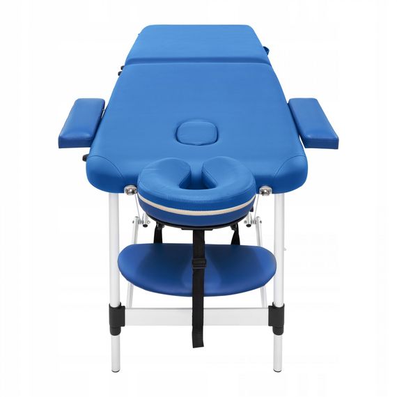 Масажний стіл складаний 4FIZJO Massage Table Alu W60 Blue TABLEW60BLUE (P-5907739318404) | Зображення 2