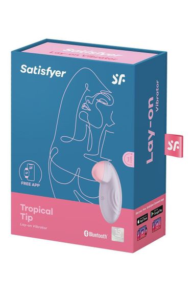 Смарт-вібратор для клітора Satisfyer Tropical Tip, Легка бузок | Зображення 7