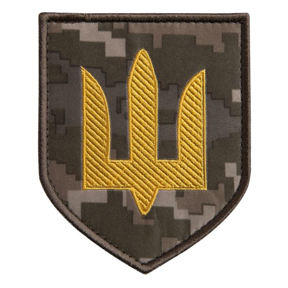 Шеврон IDEIA 86990 Україна 8,3*10,2  сержант хакі
