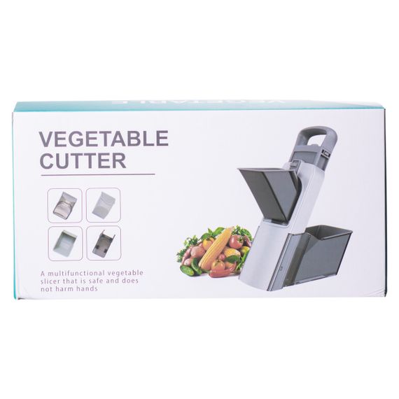 Овочерізка ручна універсальна з контейнером 19×12.5×34 см слайсер для овочів кухонна овочерізка HP-8-67 | Зображення 9