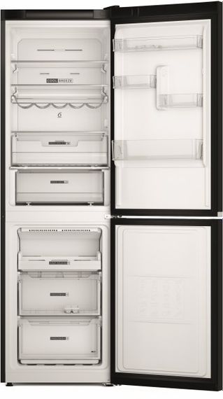 Холодильник Whirlpool з нижньою морозильною камерою W7X82OK,  231л, 104л, 2двері, А+, NF,  чорний (W7X82OK) | Зображення 2
