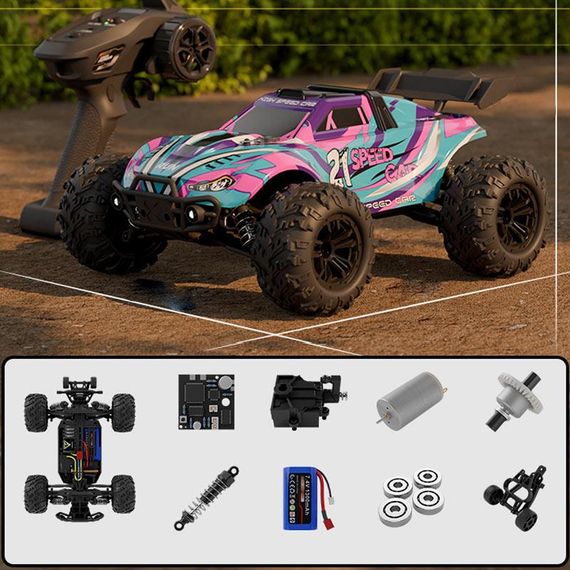 Машинка на радіокеруванні SCHE HW8807 All-terrain sports car Colorful | Зображення 3