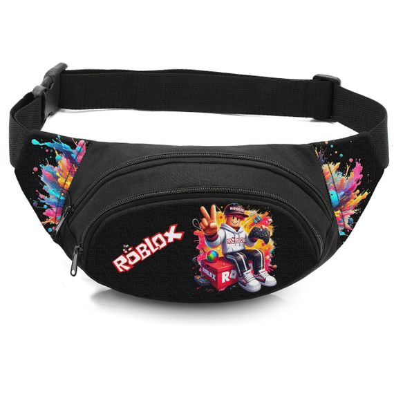 Сумка-бананка детская с принтом Roblox поясная сумка для мальчика (4440)
