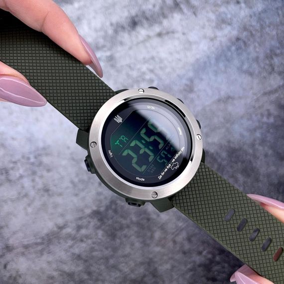 Годинник наручний Awarder 033 Де би не був Army Green-Silver-Black | Зображення 4