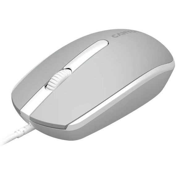 Мышь компьютерная проводная Canyon M-10 Dark Gray CNE-CMS10DG темно-серая | Зображення 1