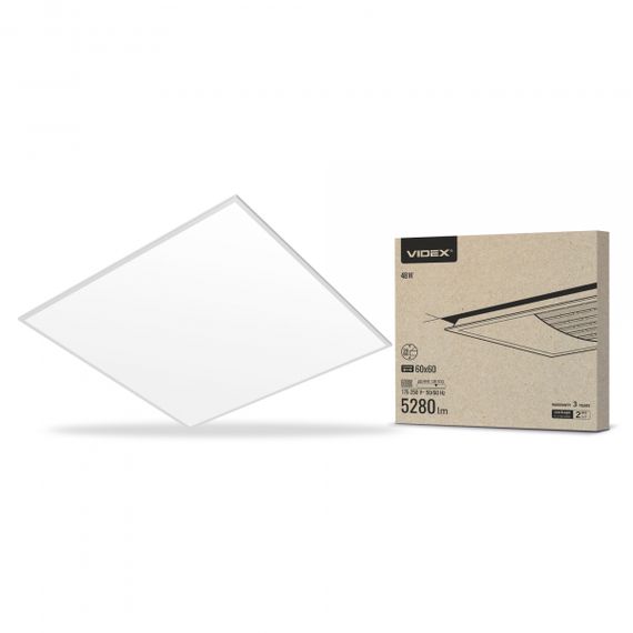 LED панель VIDEX 48W 6000K матова 2шт/упак