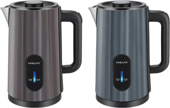 Електричний чайник з нержавіючої сталі 3 л - RAF R7958, 2200 Вт (45004-R7958_429) | Зображення 5