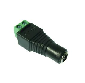 Конектор живлення DC 2pin 5,5 мм під двоконтактний гвинтовий роз'єм мама (20909/456)