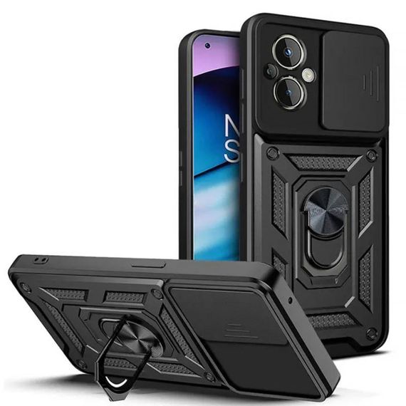 Чехол Ummi Camshield Serge Ring для Xiaomi Poco M5 Черный