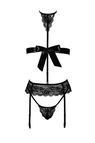 Комплект Kissable Bondage Kiss Set Чорний S/M | Зображення 8